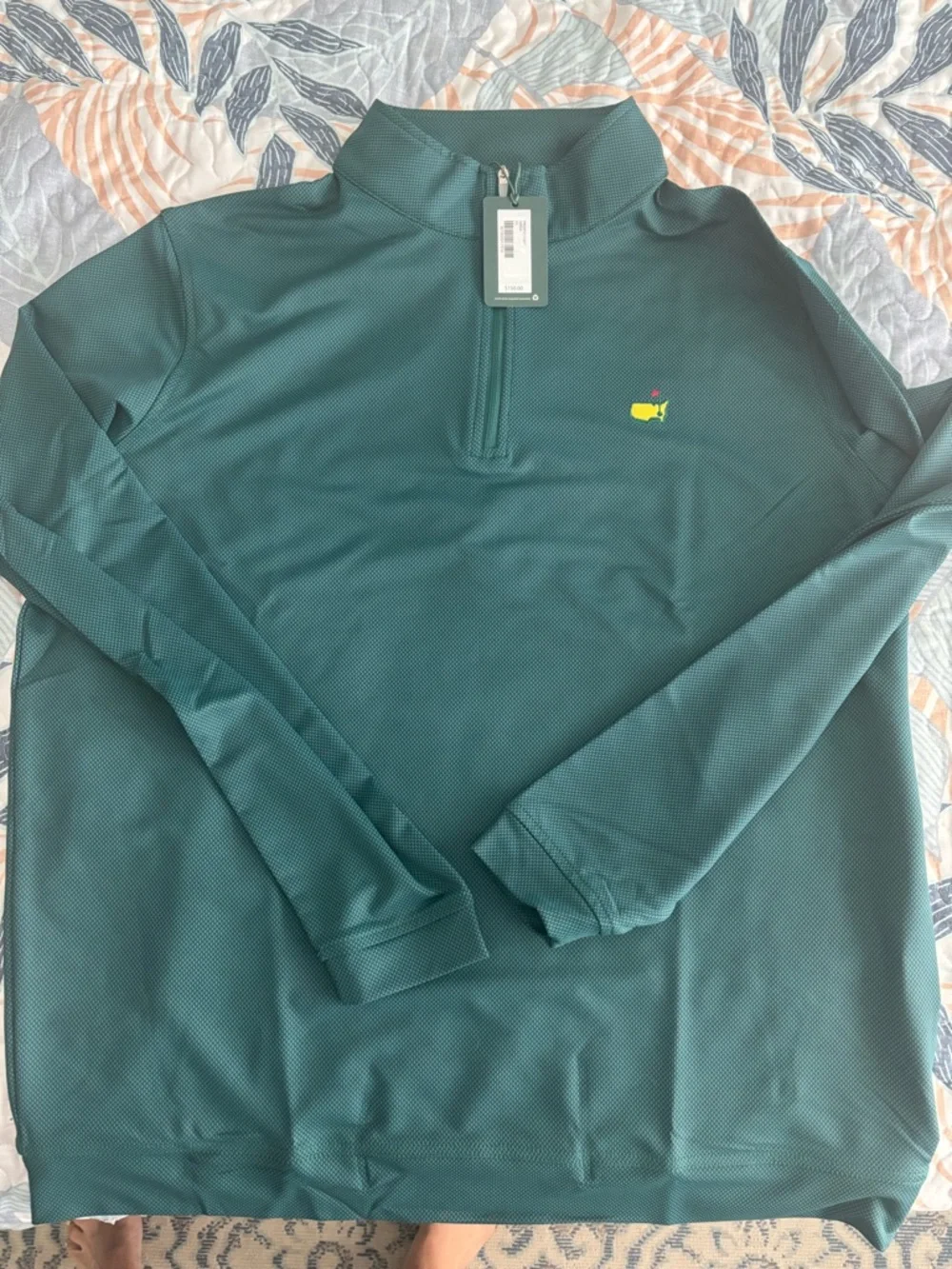 NWT Peter Millar Masters 2026 Quarter Zip Men’s size large - Picture 3 of 5